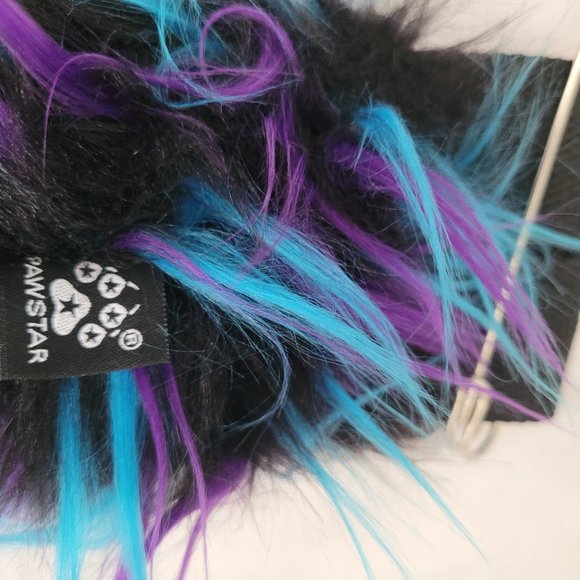 PAWS Cosplay Tail and Ears Purple and Turquoise - Picture 7 of 7